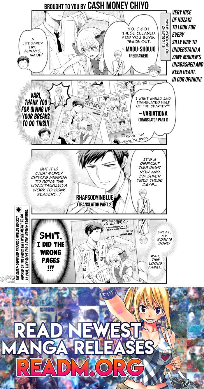 Gekkan Shojo Nozaki-kun Chapter 113 16